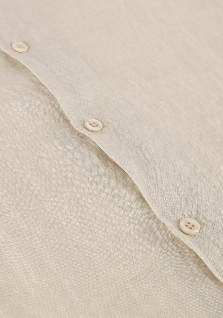THE GOODPEOPLE beige the goodpeople casual overhemd sun