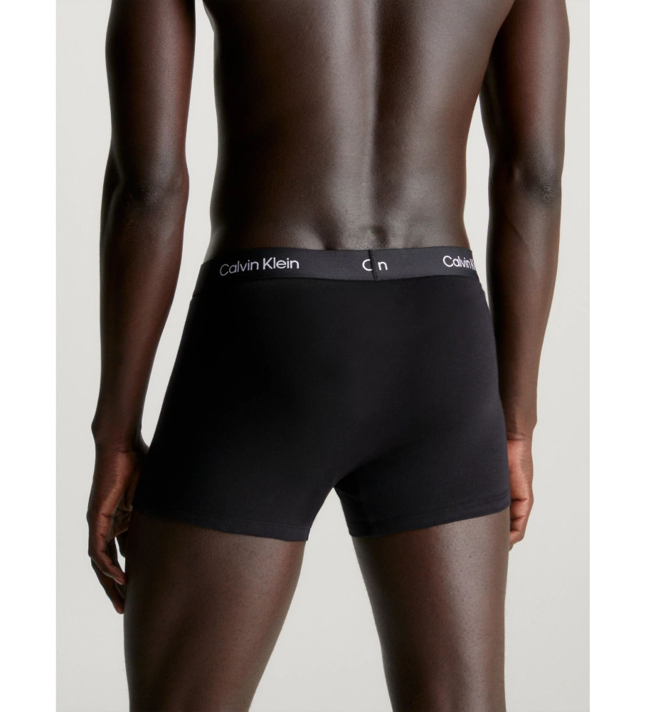 Pacote com 7 cuecas boxer Calvin Klein CK96 multicoloridas
