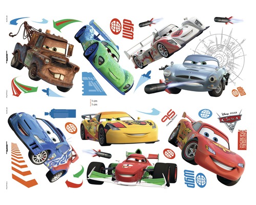 Muursticker Disney Cars 2