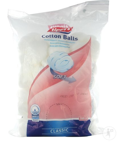 Tippys Ouate Tampons Classic Blanc Soft 100 Pièces