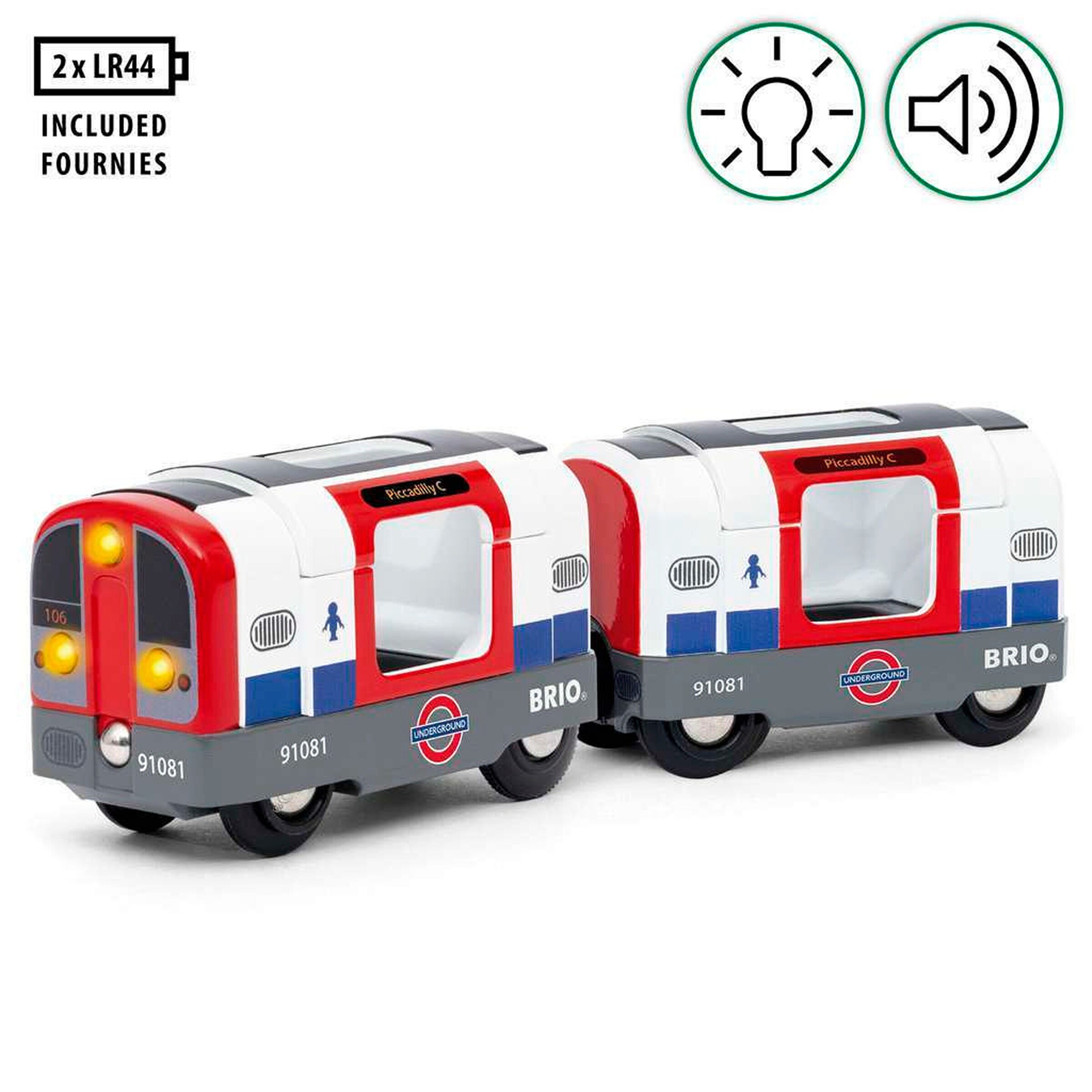 BRIO Londoner U-Bahn mit Licht und Sound
