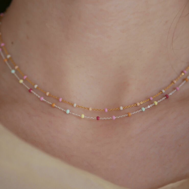 ENAMEL Copenhagen Necklace, Lola Rainbow