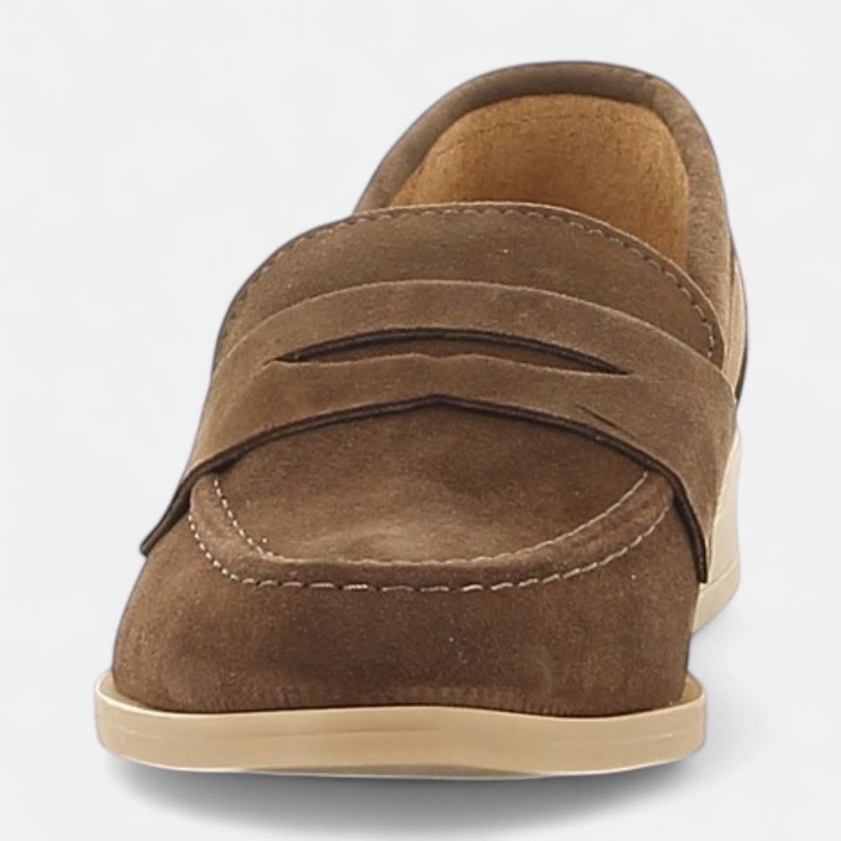 Mocassins Femme en cuir marron