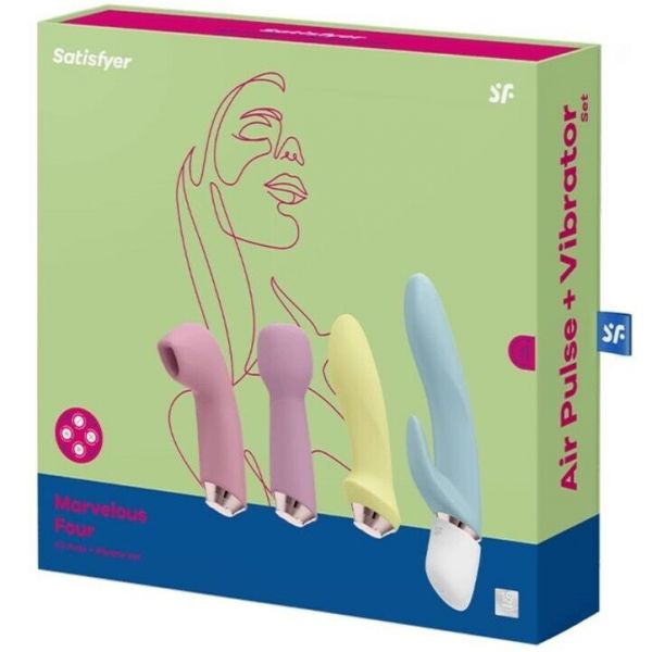 Satisfyer Marvelous Four - Set Vibrador & Succionador