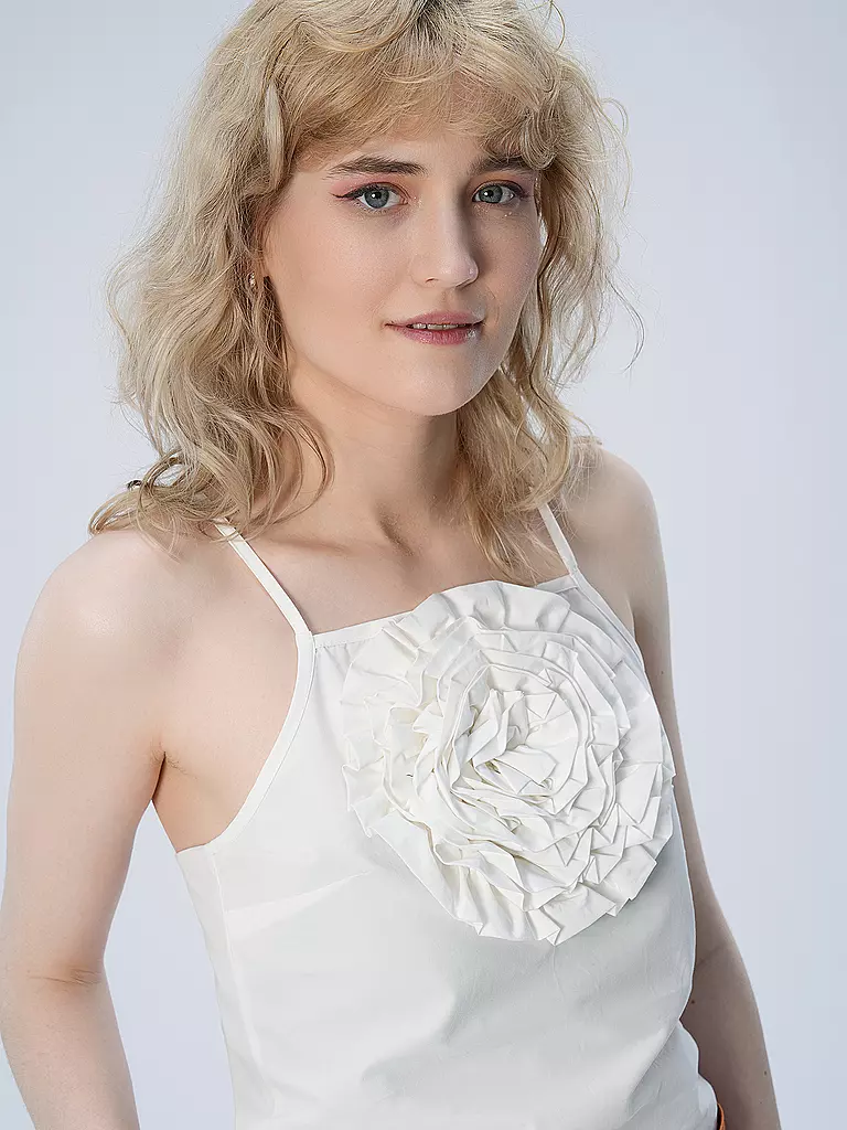 DESIGNERS REMIX Top Cropped Fit CONNER  weiss