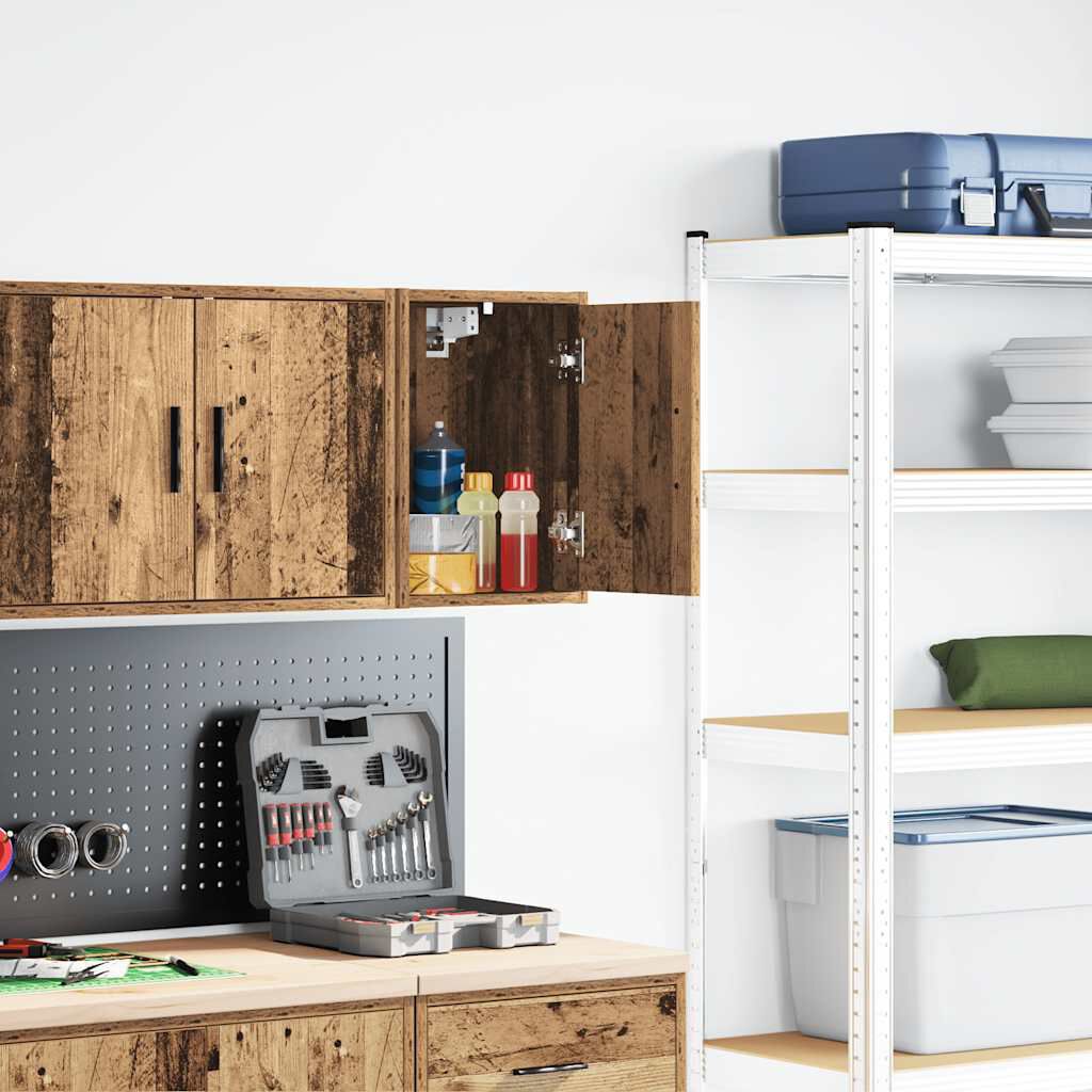 vidaXL Garage Wandkast Gerecycled Hout Gelijmd Hout