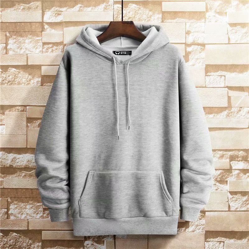 Acrius - Effen hoodie met kangoeroezak
