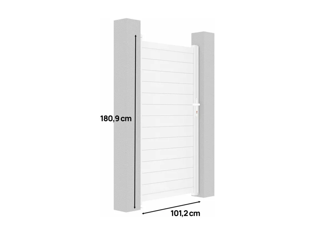 Portillon aluminium 