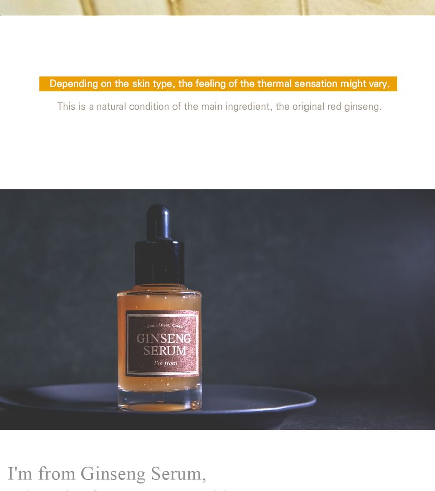 Ik kom uit - Ginseng Serum