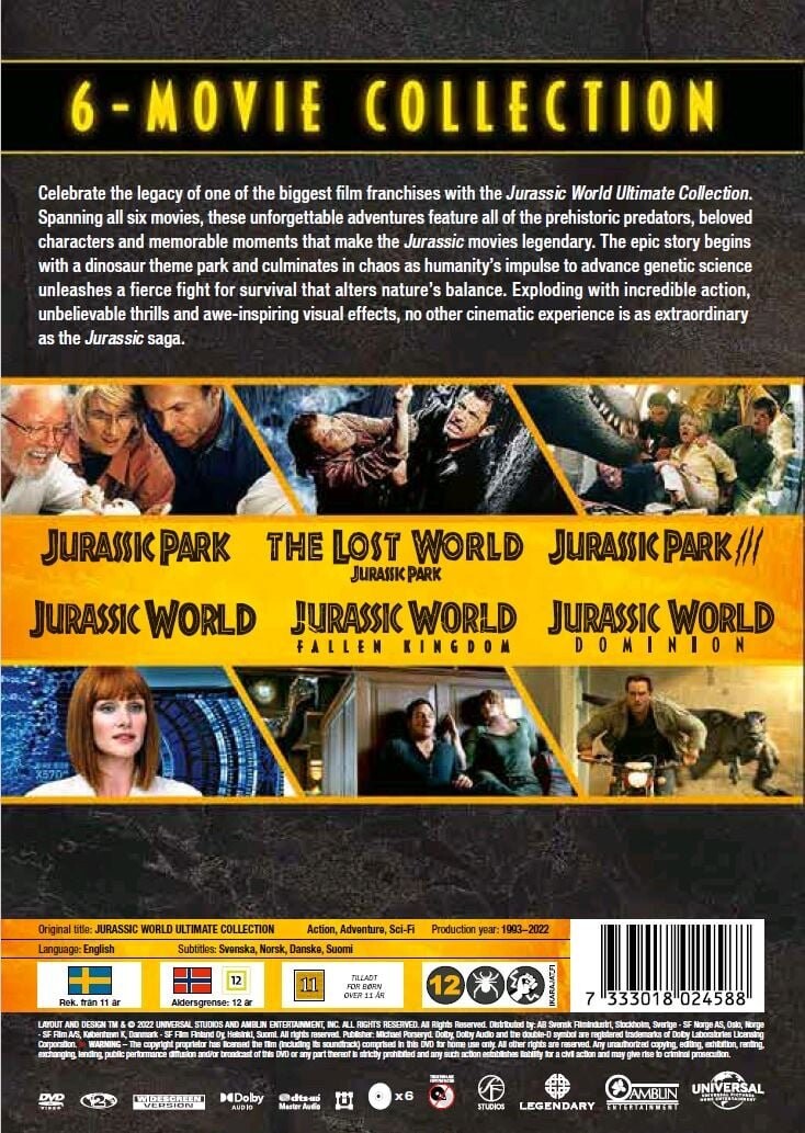 Jurassic World - Ultimate Collection - DVD