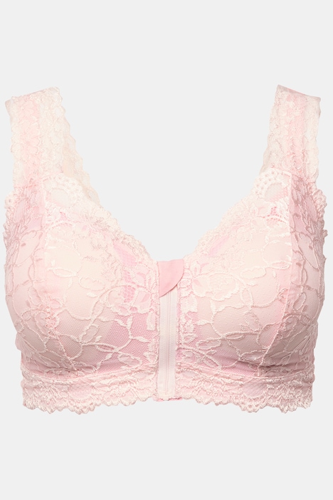 Bralette, Spitze, Reißverschluss, ohne Bügel