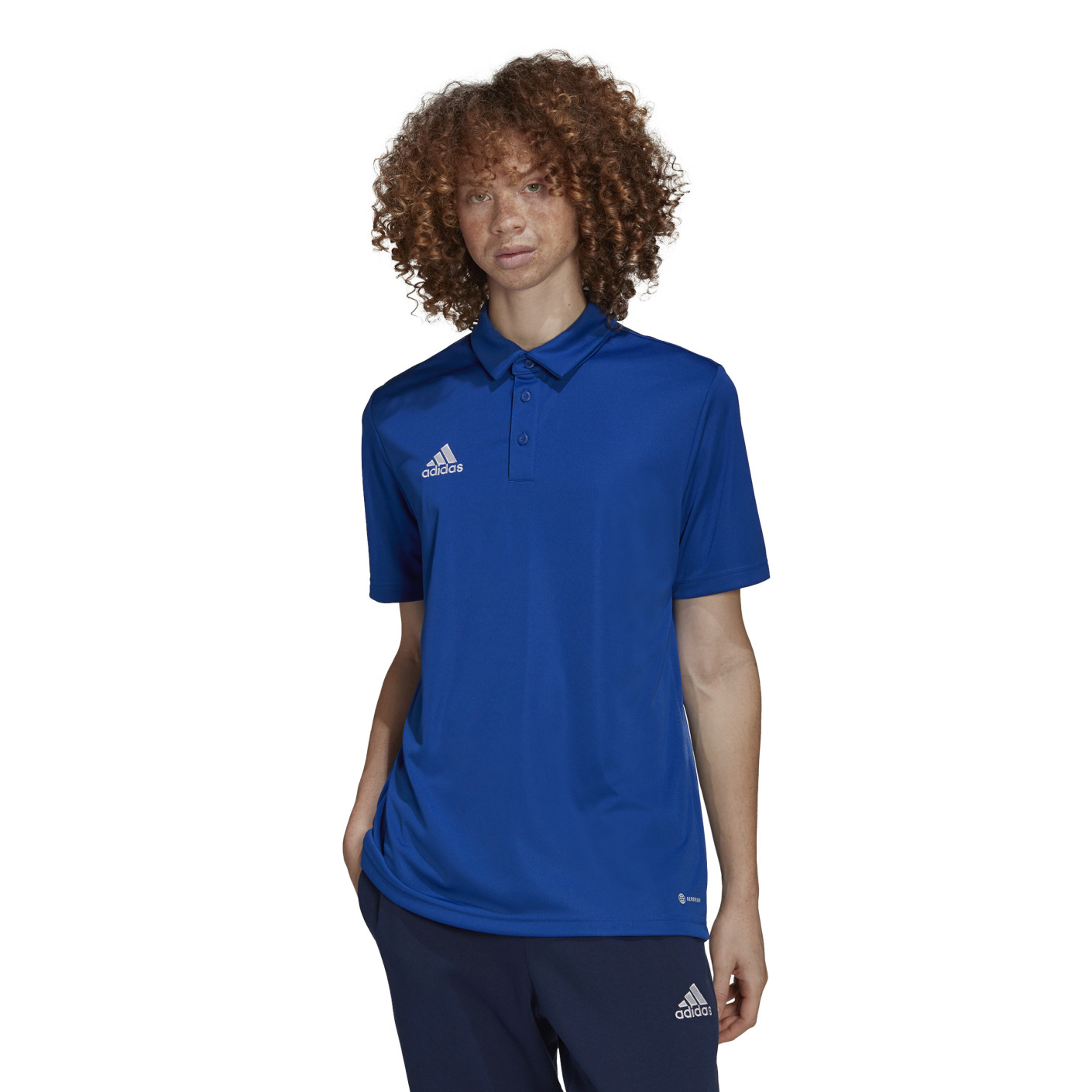 Adidas Entrada 22 Polo Blauw Wit