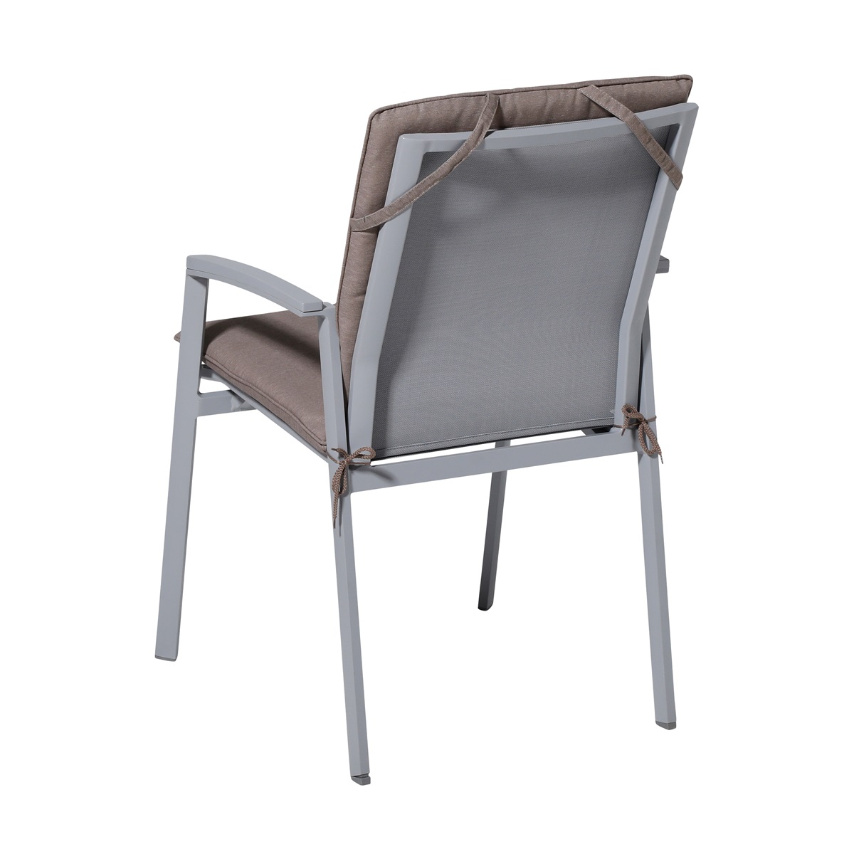 Madison Panama taupe Stapelstoelkussen - Set van 4