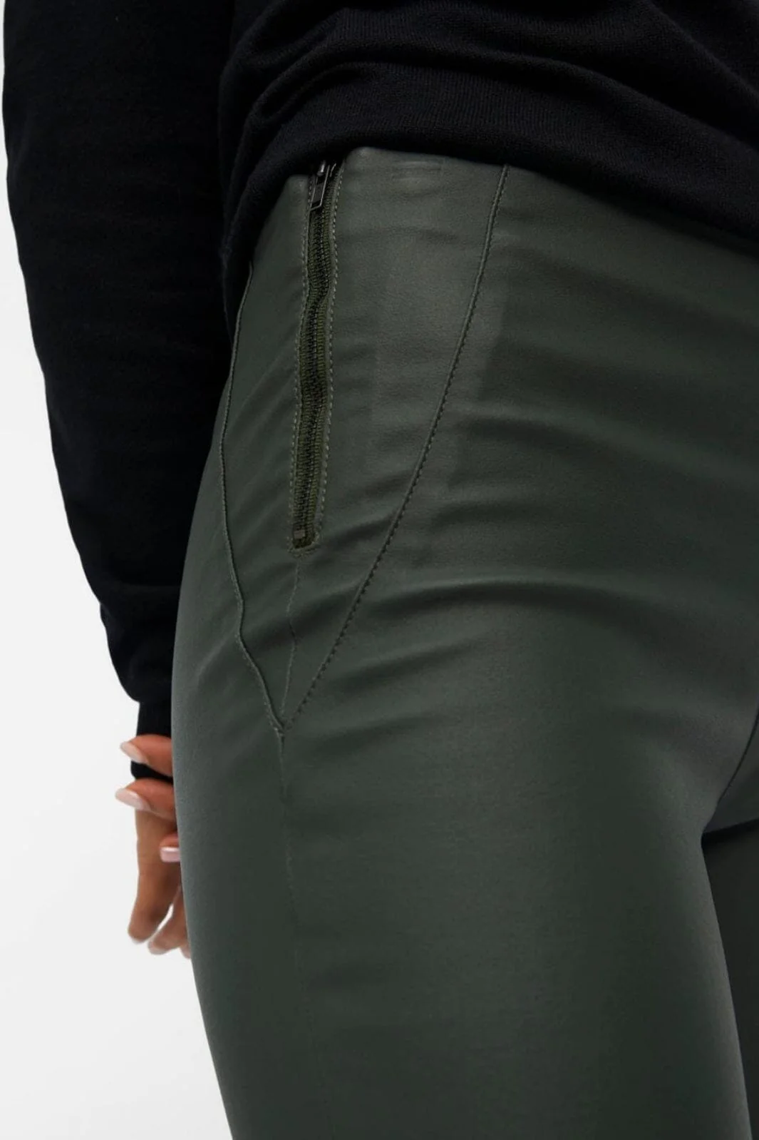 Object Objbelle Coated Leggings