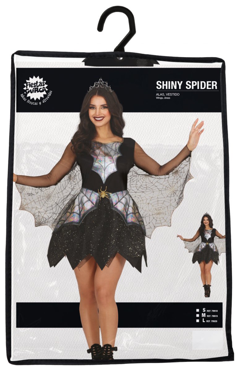 Halloween Jurk Dames Spinnenwebben En Spin