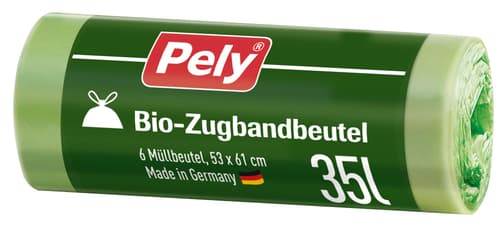 PELY® Bio-Zugbandbeutel, 35 Liter