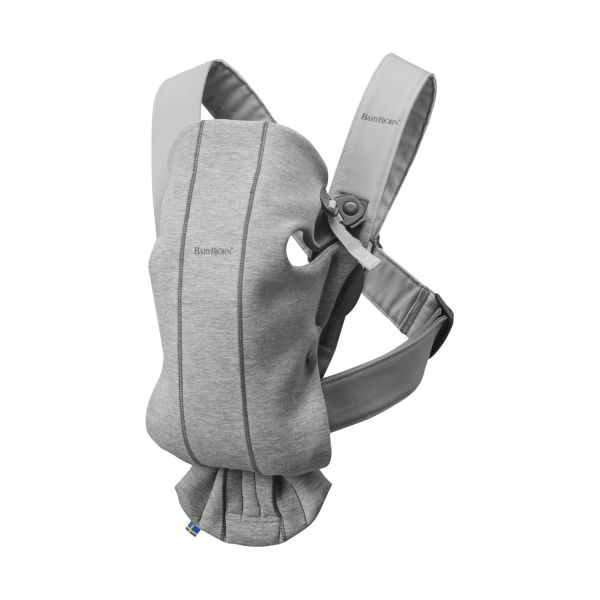 BabyBjörn Mini 3D Jersey Draagzak Lichtbeige