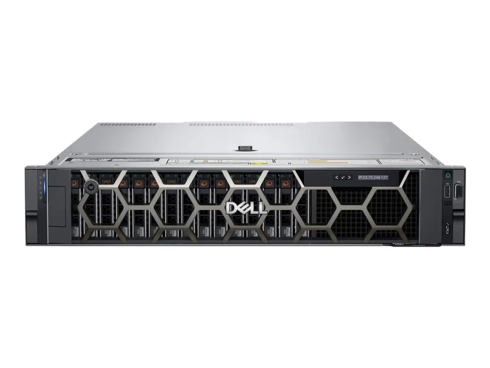 Dell PowerEdge R550 - Server - rack-monterbar 2U - 2-vejs - 1 x Xeon Silver 4310 / op til 3.3 GHz - RAM 16 GB - SAS - hot-swap 3.5