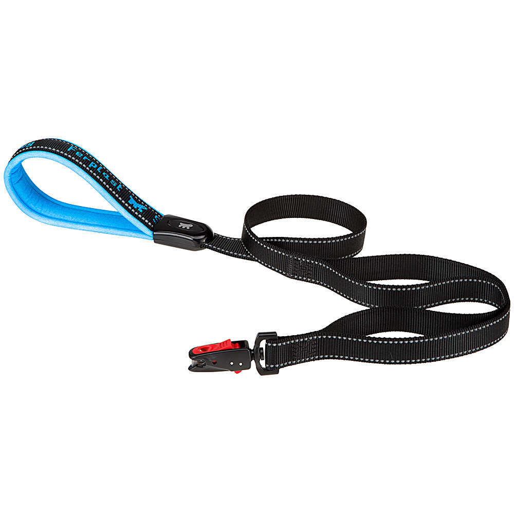 Ferplast laisse pour chiens en nylon sport dog matic g25/120, innovant mousqueton avec mécanisme magnétique, rembourrage souple,