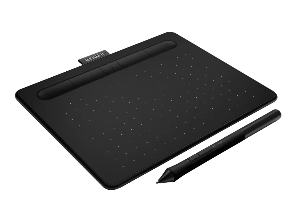 Wacom Intuos S - Digitizer - elektromagnetisk - trådløs, kabling - USB - Sort
