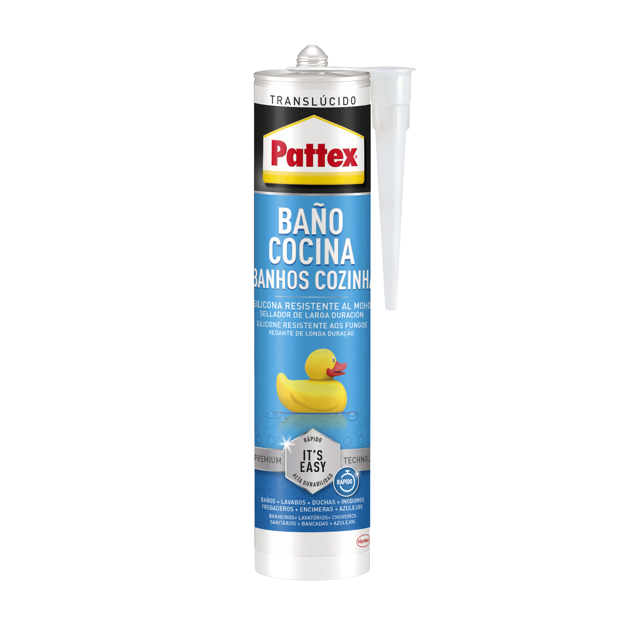 SILICONE WC/COZINHA PATTEX TRANSPARENTE 280ML