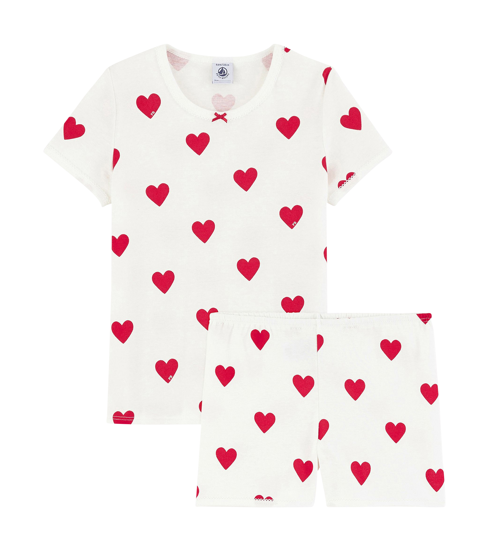 Pyjama short en coton imprimé | Multicolore