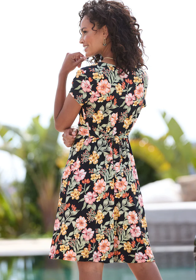 Buffalo Jerseykleid mit Blumendruck