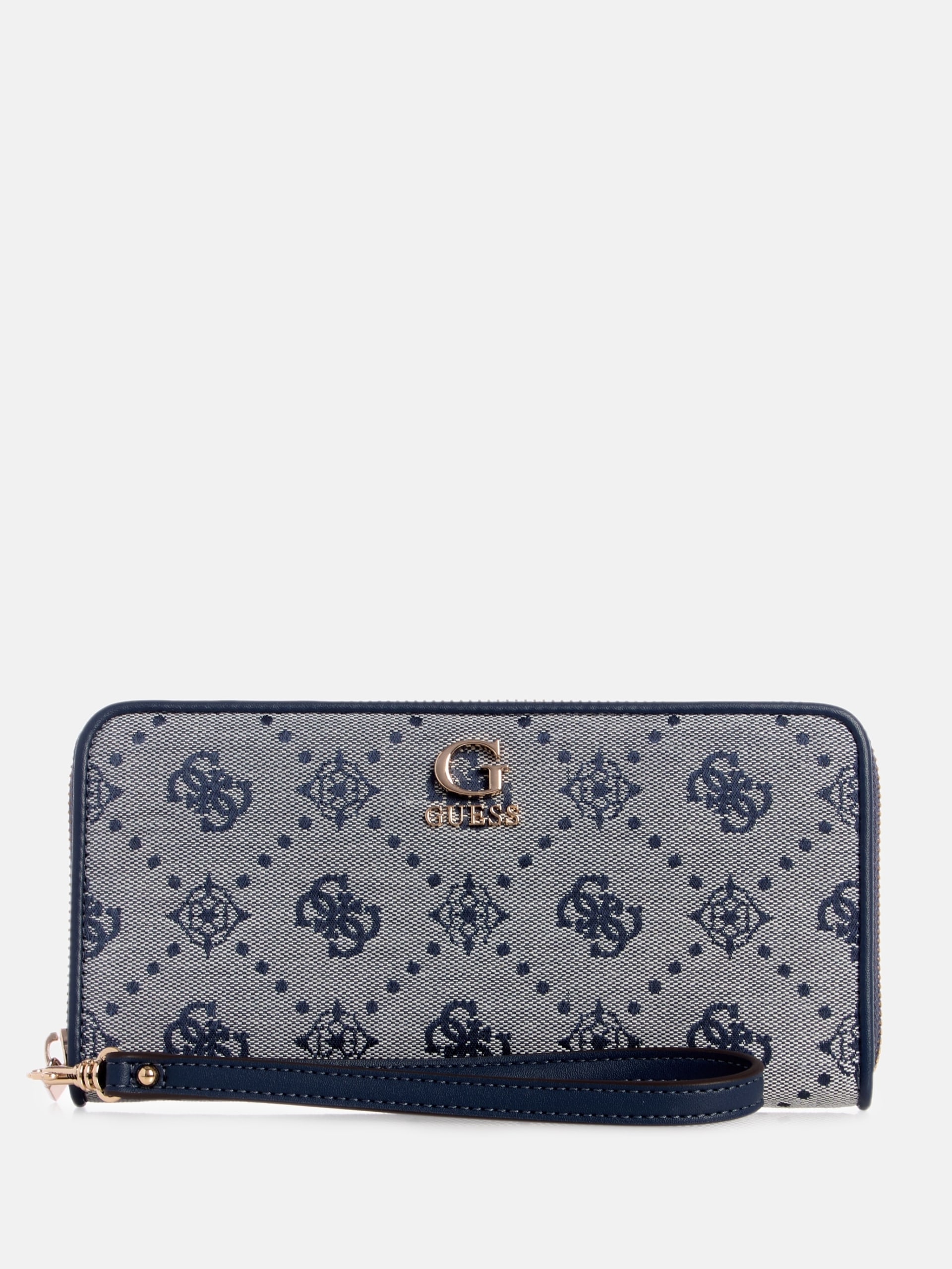 Carteira grande Neda com logotipo em jacquard