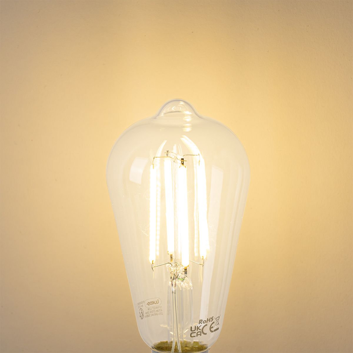 E27 LED lamp ST64 helder 2,2W 470 lm 2700K