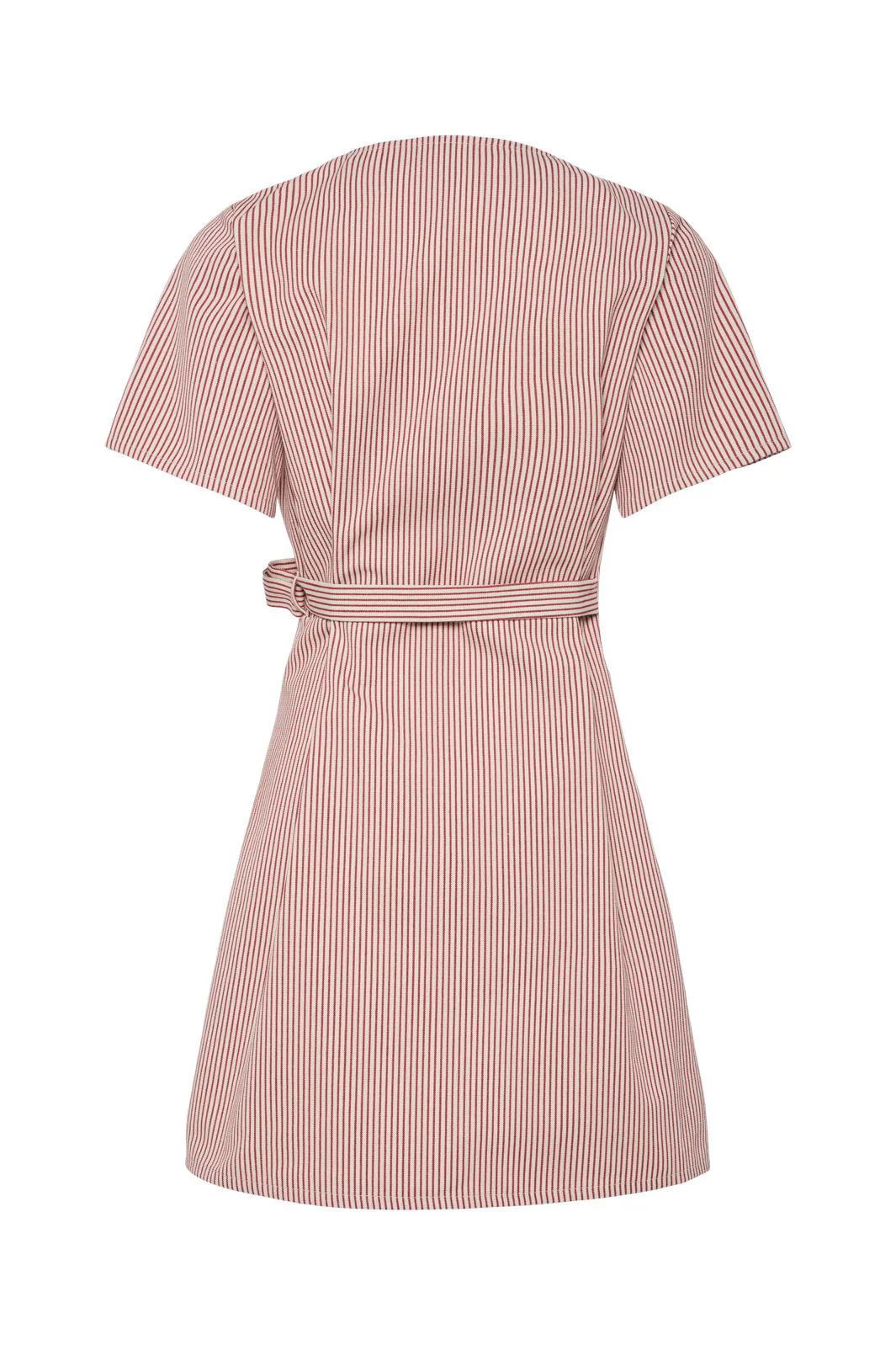 Pieces Pcjosephine Ss V-Neck Short Dress