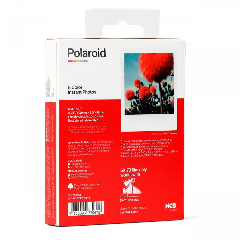 Polaroid Sofortbildfilm Color SX-70