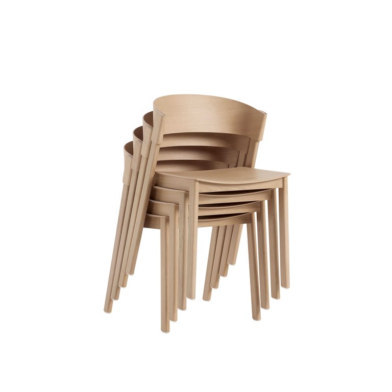 Muuto Cover Side Chair Eetkamerstoel eiken