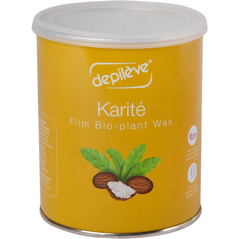 Cire jetable sans bande - Karité - Peaux sèches - 800 g