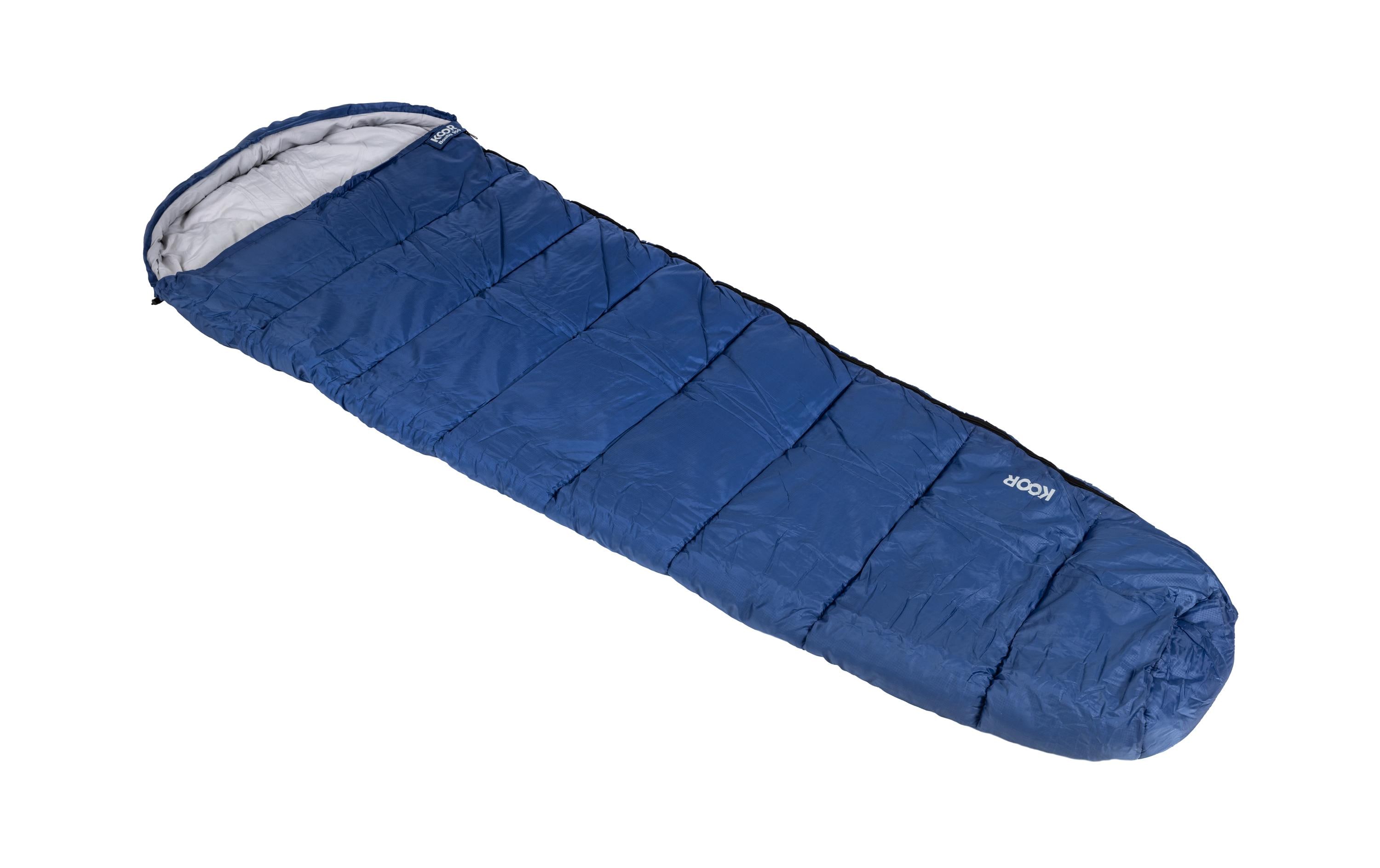 Schlafsack Baaba 950 Blau 80 x 220 cmWarmer und bequemer Mumienschlafsack