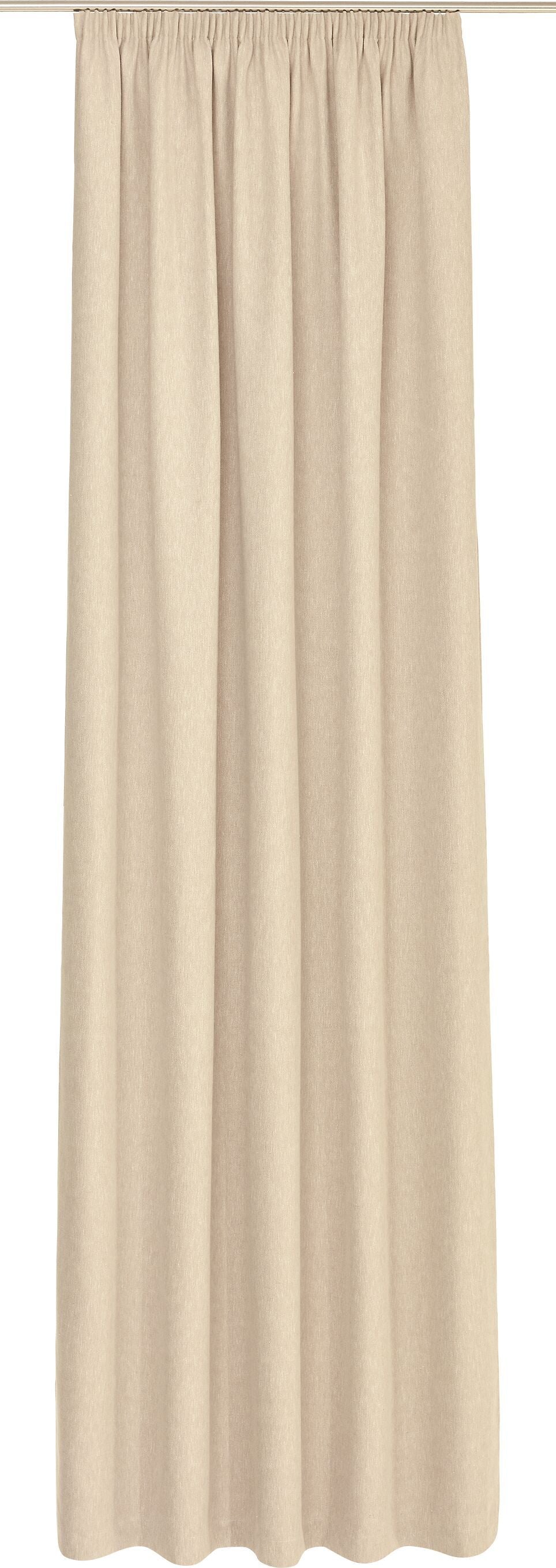 MIRO Fertigvorhang blickdicht - Creme / B: 150.0 cm x H: 270.0 cm