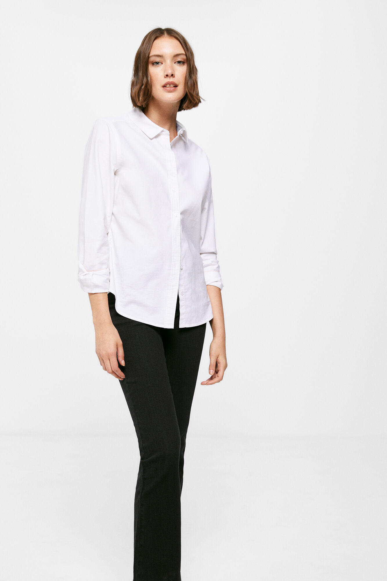 Camisa Oxford de Algodão