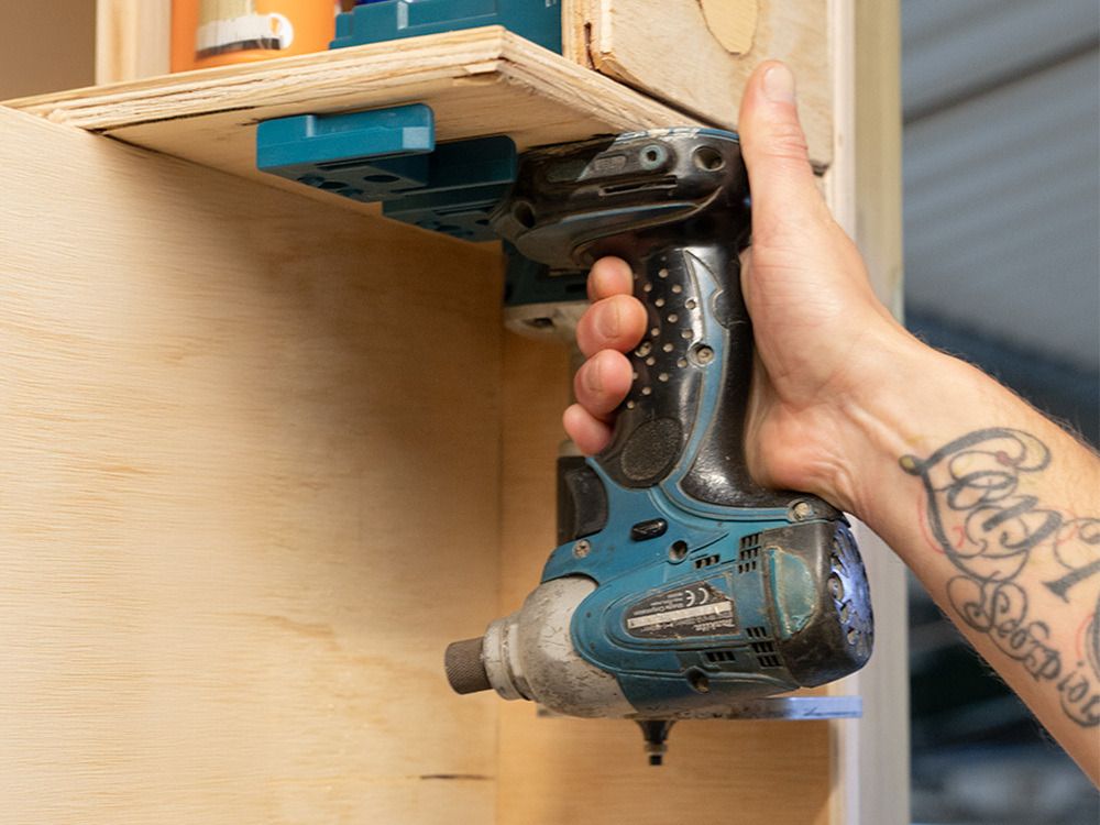 StealthMounts Machinehouder voor Makita LXT 18V - Blauw - TM-MK18-BLU-4