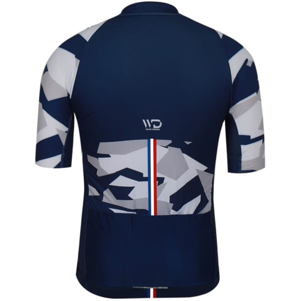 Maillot vélo WEAR DESIGN MAILLOT CAMO BLUE/WHITE
