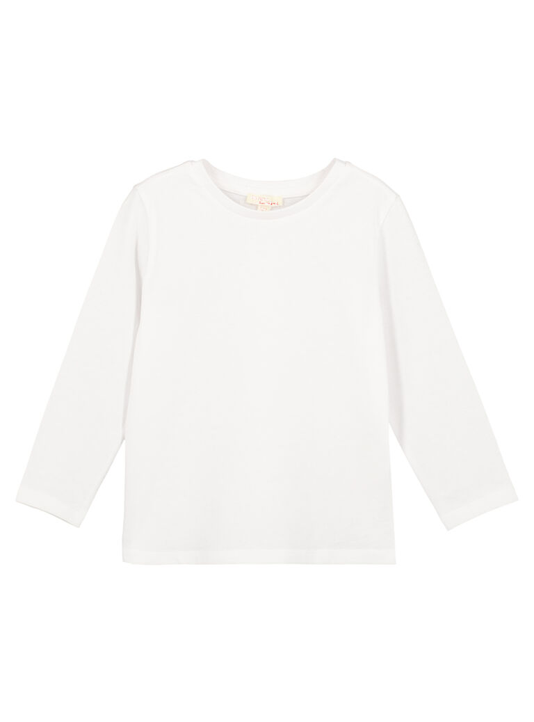Tshirt Uni BLANC Manches longues