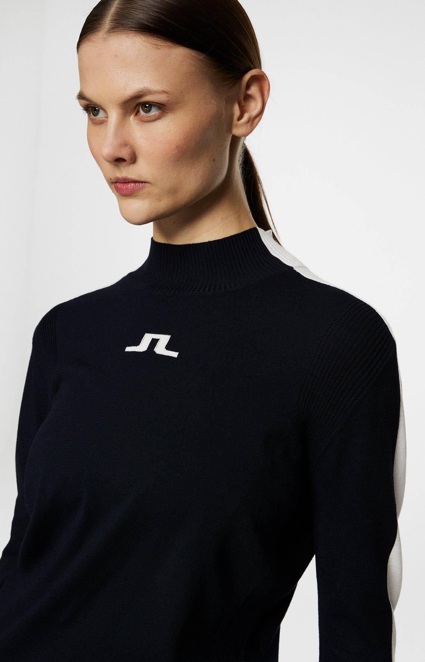 Adia Knitted Sweater Dame JL Navy