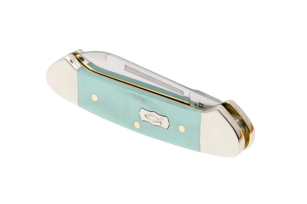 Case Baby Butterbean, Smooth Seafoam Green G-10 18107, 102132 SS zakmes