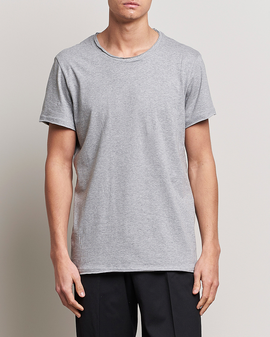 Bread & Boxers 3-pack Crew Neck Relaxed White/Black/Grey Melange