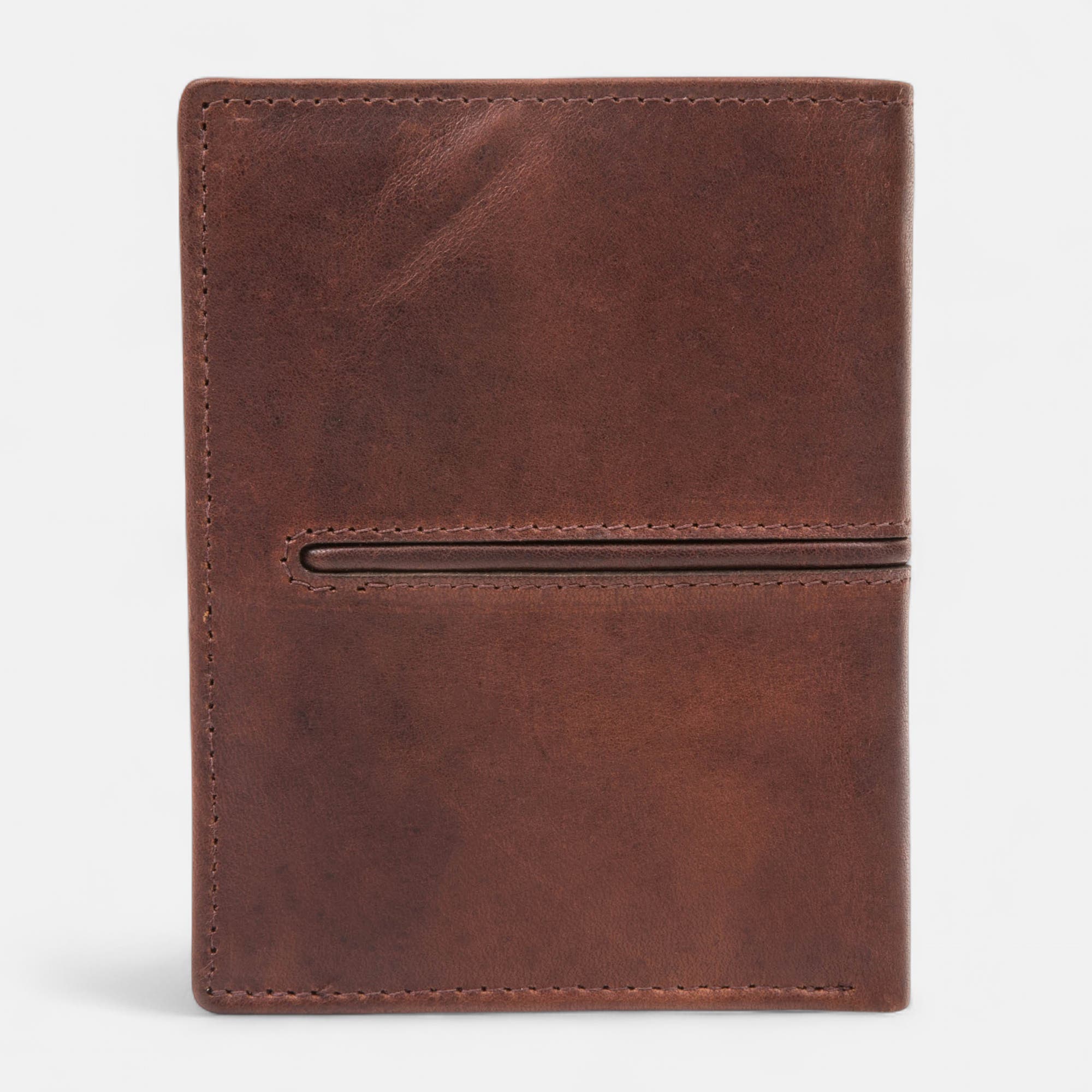 Petite maroquinerie en cuir marron