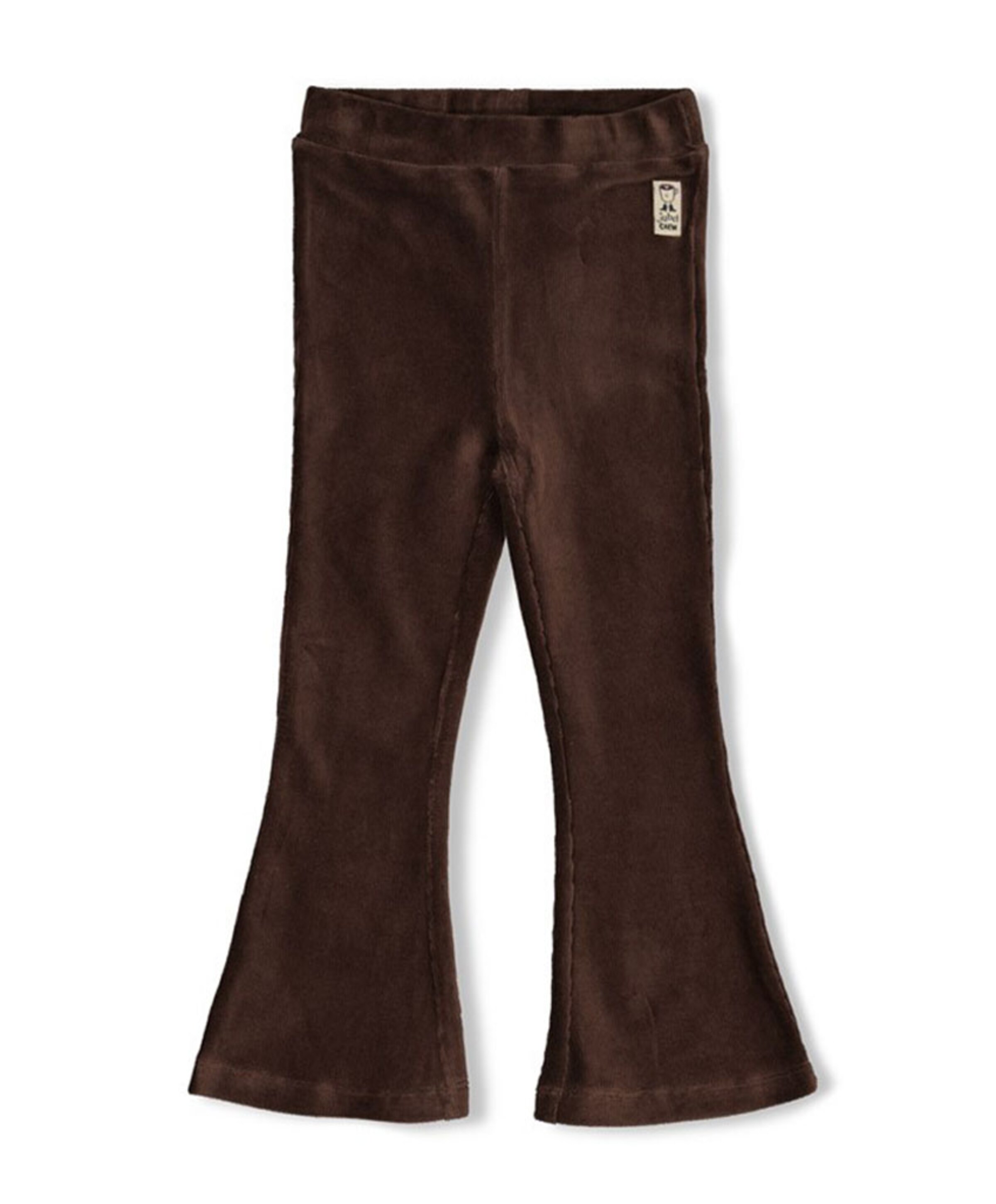 Jubel Flared broek velours rib - City Chic meisjes broek bruin