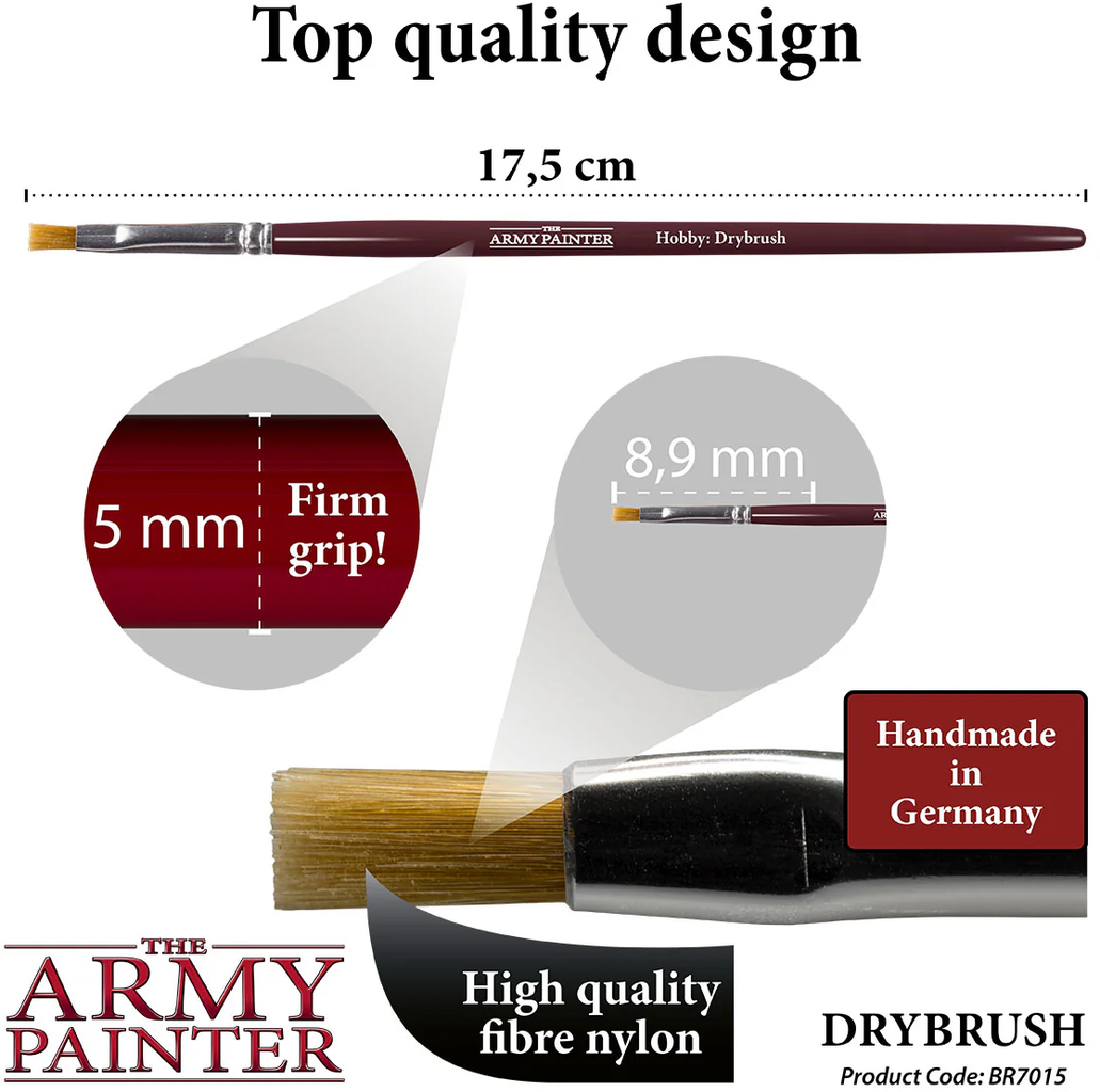The Army Painter  Hobby Brush, Drybrush    Präzision in jedem Pinselstrich