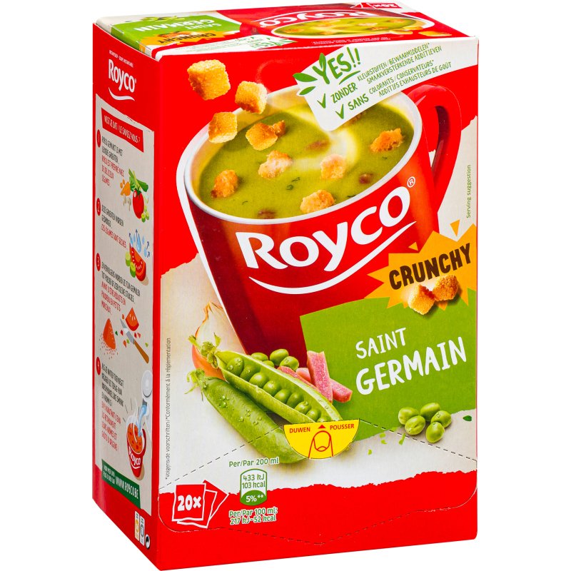 Soupe Royco St Germain pois-jambon - Boîte de 20 sachets