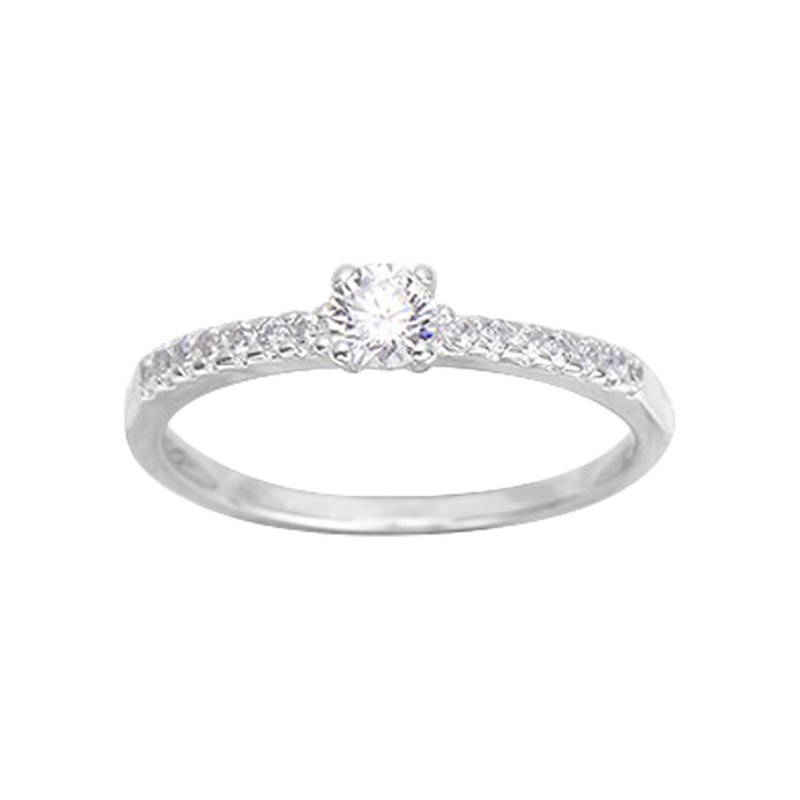 Bague femme - Oxyde de zirconium - Argent 925