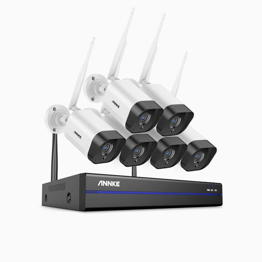 ANNKE WS300 2K 8-Kanal Funk Überwachungskamera-Set Kameras