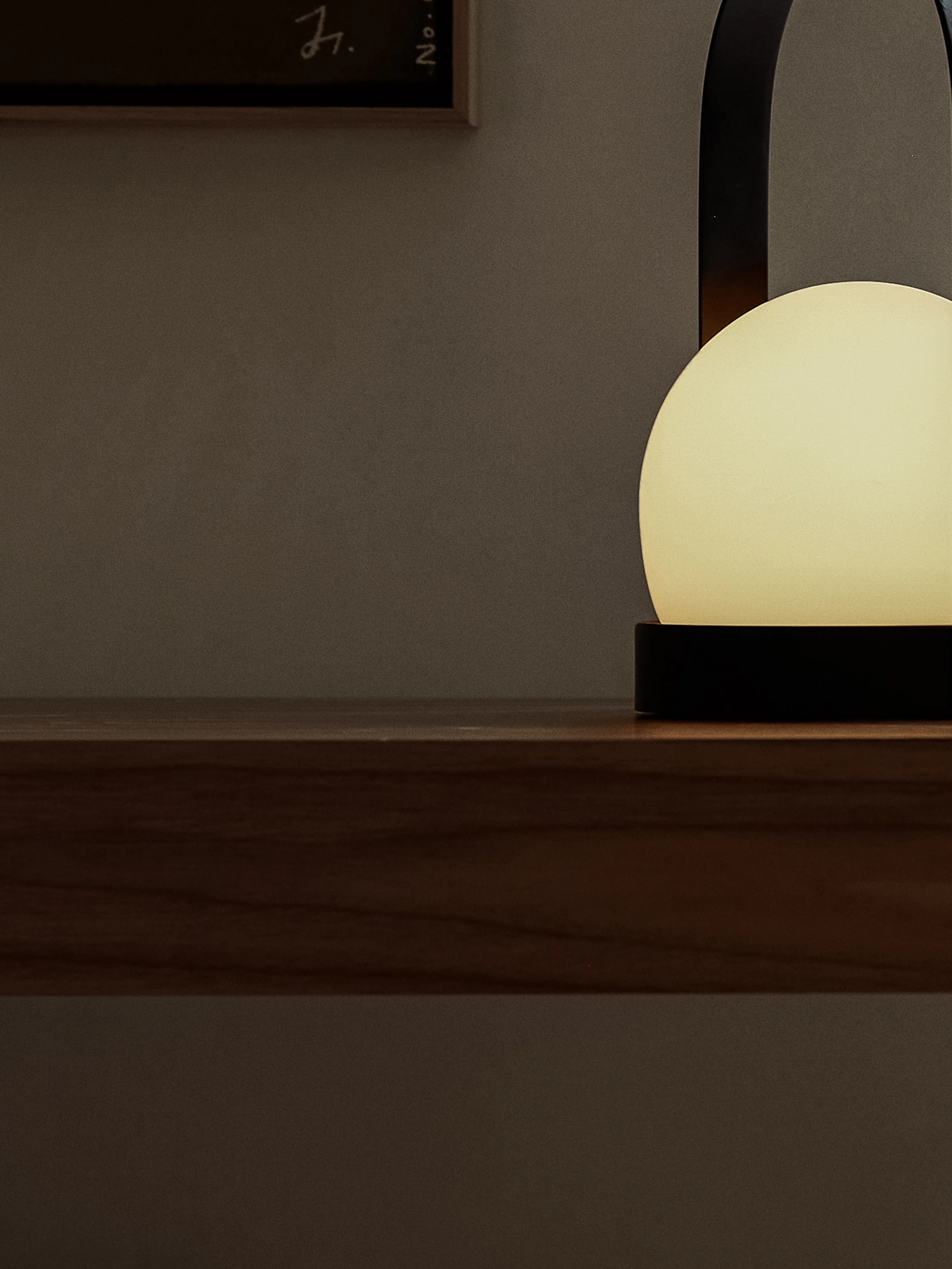 Draagbare LED tafellamp Carrie, dimbaar