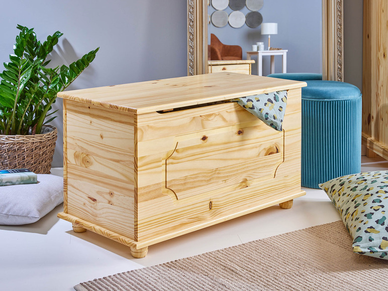 Massief houten kist Emel